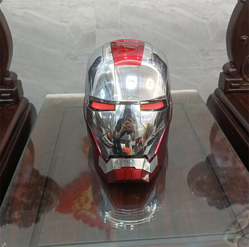 AUTOKING Iron Man MK5 Voice-control Helmet 1:1 Wearable Mask Cosplay Prop Gift - Bild 2 von 4