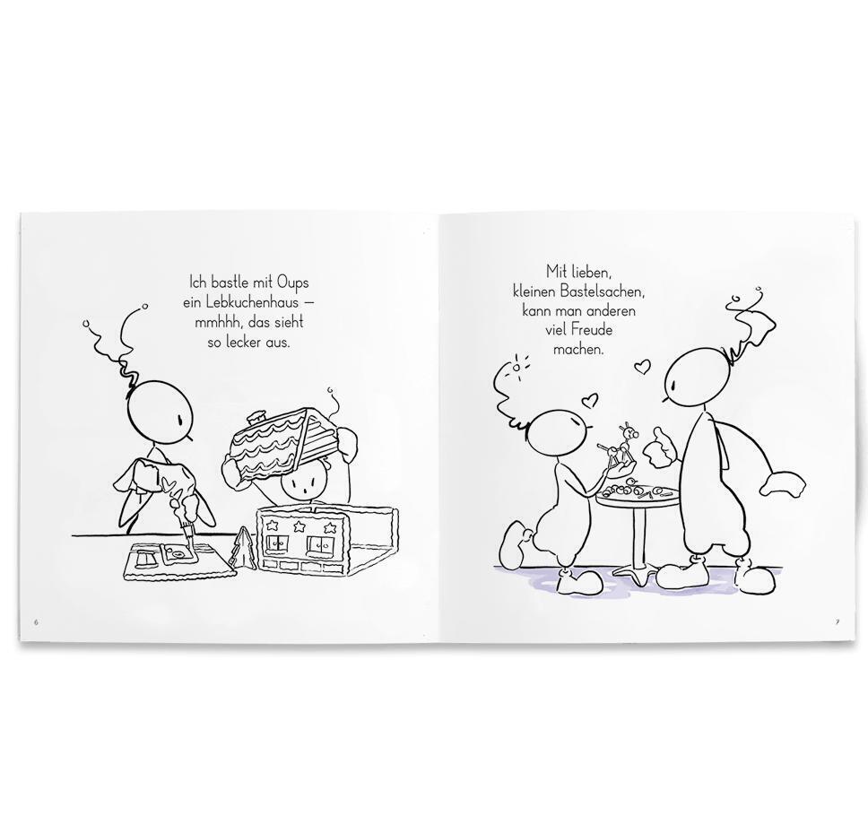 Thumbnail - Oups Malbuch - Winterfreude Kurt Hörtenhuber Broschüre 24 S. Deutsch