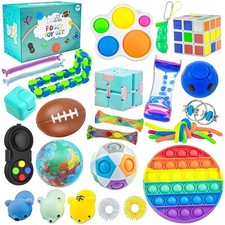 Fidget Toys Set 28 Stk Anti Stress Ball Senso...