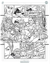 Masters of the Universe Origins - Wave 19 Evil-Lyn - Page 06 Original Comic Art