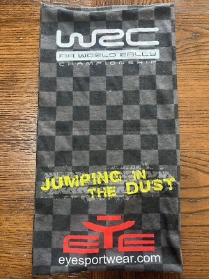 FIA WORLD RALLY Microfaser Polyester Schlauch Bandana Nackenwärmer