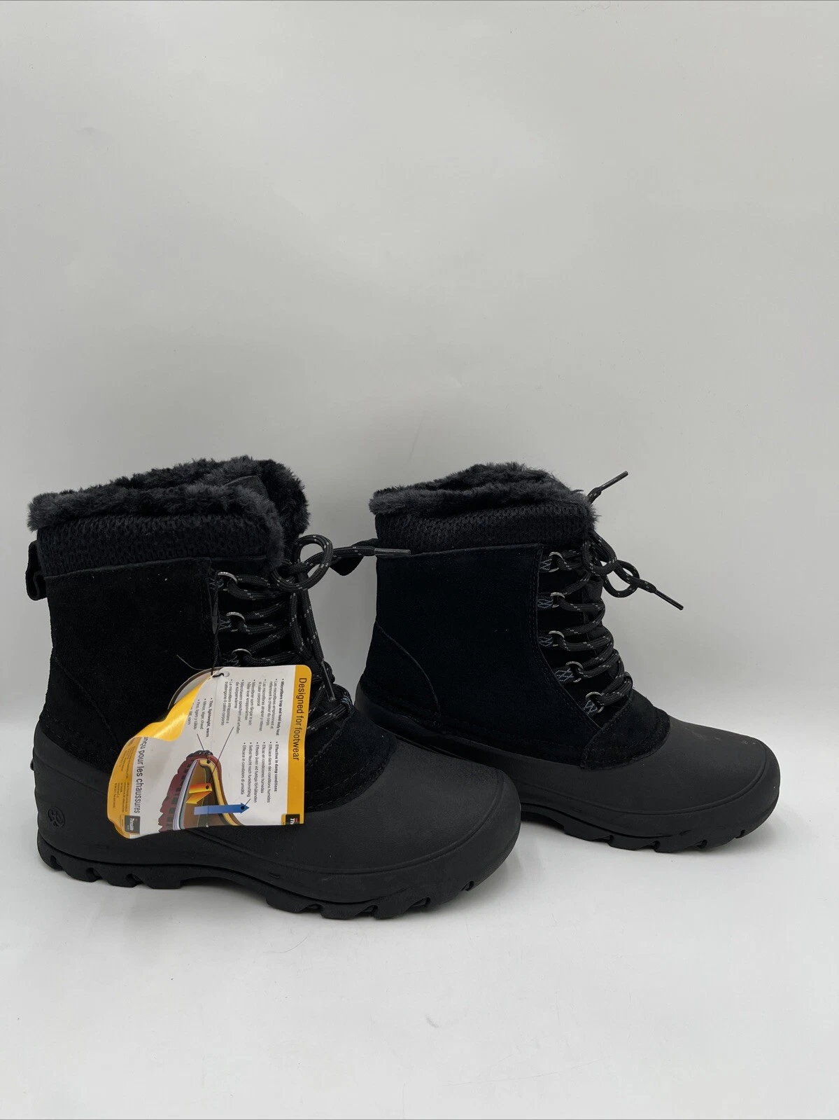 Northside Ferndale Mid Calf Snow Boots Black Size 8