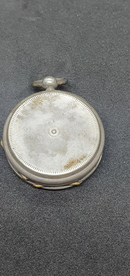 Reloj Bolsillo Caja Plata Vintage, Robert Roskell, Angre 15 Rubis, 26392 Foto 3 de 4