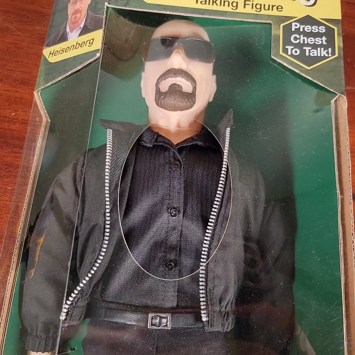 Breaking Bad Heisenberg 17” Talking Action Figure NIB Breaking Bad Heisenberg 17” Talking Action Figure NIB