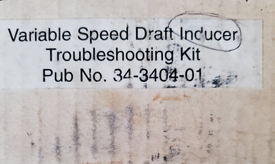 NOS AMERICAN STANDARD INC,  SPEED DRAFT INDUCER TROUBLESHOOTING KIT 34-3404-01