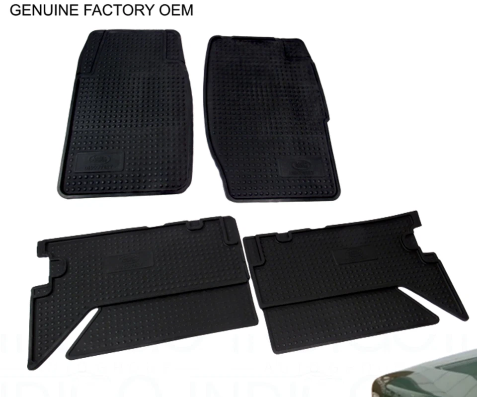 JUEGO DE ALFOMBRILLAS DE GOMA ORIGINALES OEM LAND ROVER KIT DISCOVERY I 94-99 STC8188AB Foto 2 de 2