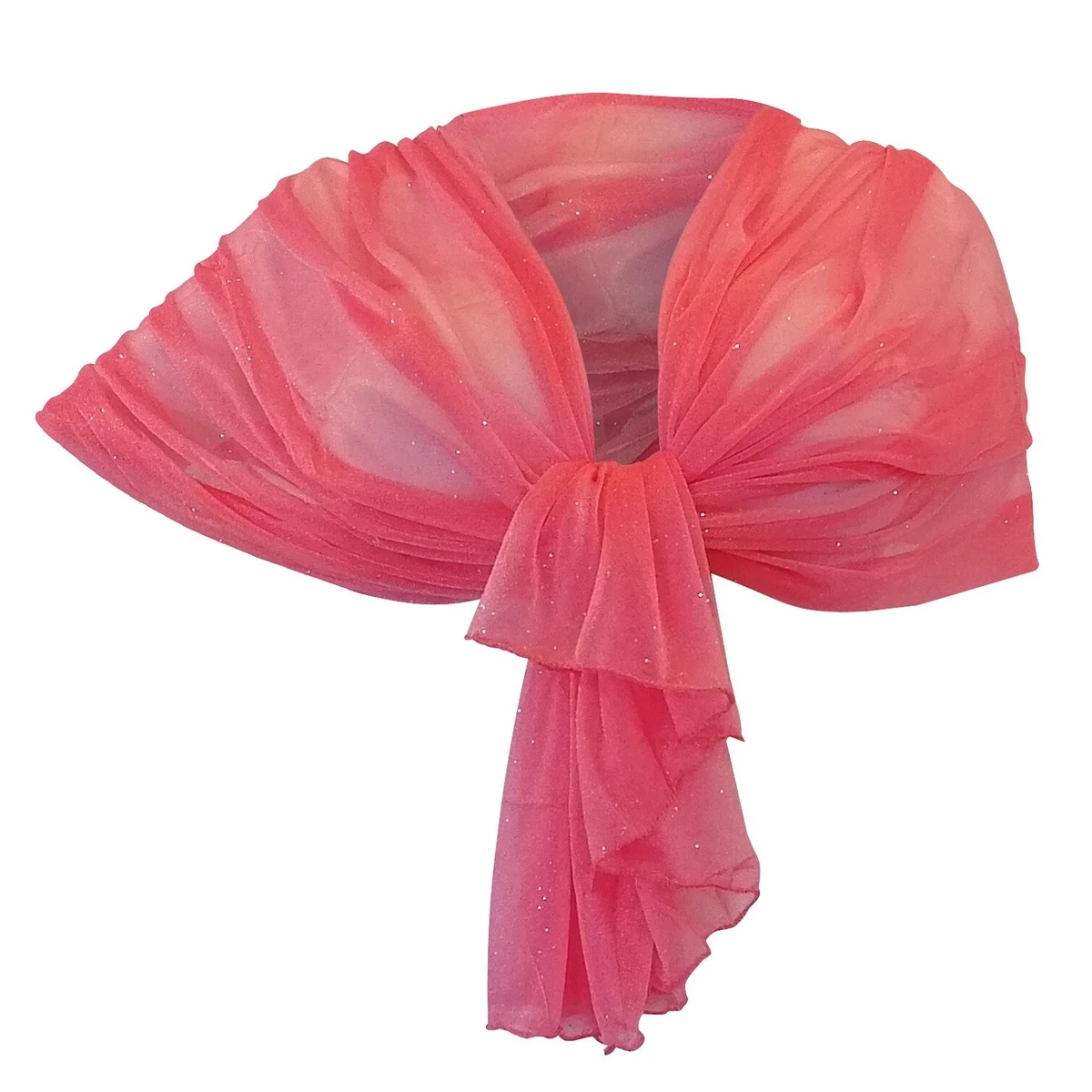 Sciarpa Lunga Donna Con Rosa – Morbida E Leggera In Tinta Unita – Accessorio Moda Multifunzione Per Capelli, Borsa E Collo - 3