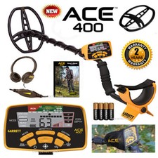 Garrett ACE 400 Metal Detector with Waterproof Searchcoil NEW