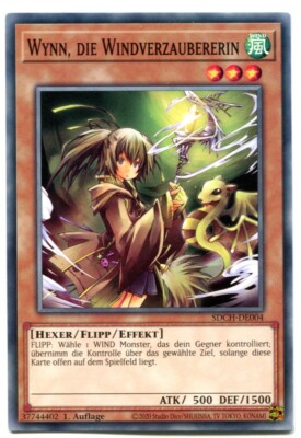 Yu-GI-OH Wynn die Windverzaubererin Common SDCH-DE004