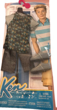 KEN GEO FASHION PACK DBH39 SHORTS, SHIRT  SHOES - MATTEL BARBIE-NEW-SHIP24 HRS