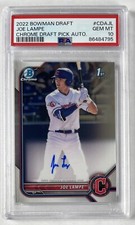 Joe Lampe 2022 Bowman Draft Chrome Draft 1st Autograph Guardians Auto PSA 10 GEM