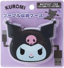 Sanrio Sanrio Cable Storage Case Cable Holder Kuromi 6.8 x 8.4 x 1.5cm 240516