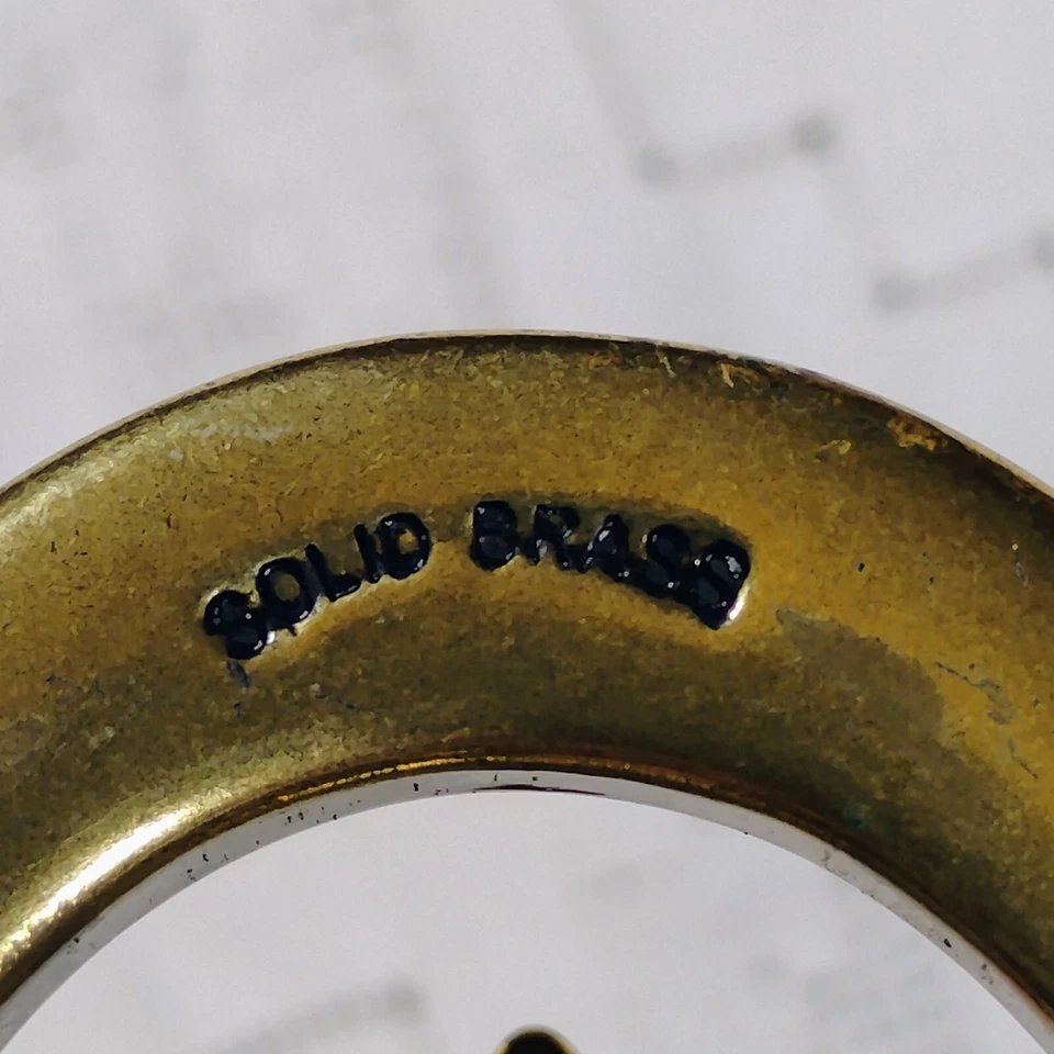 Cinturón para mujer Lauren Ralph Lauren de cuero marrón con hebilla de latón talla pequeña occidental  Foto 4 de 4