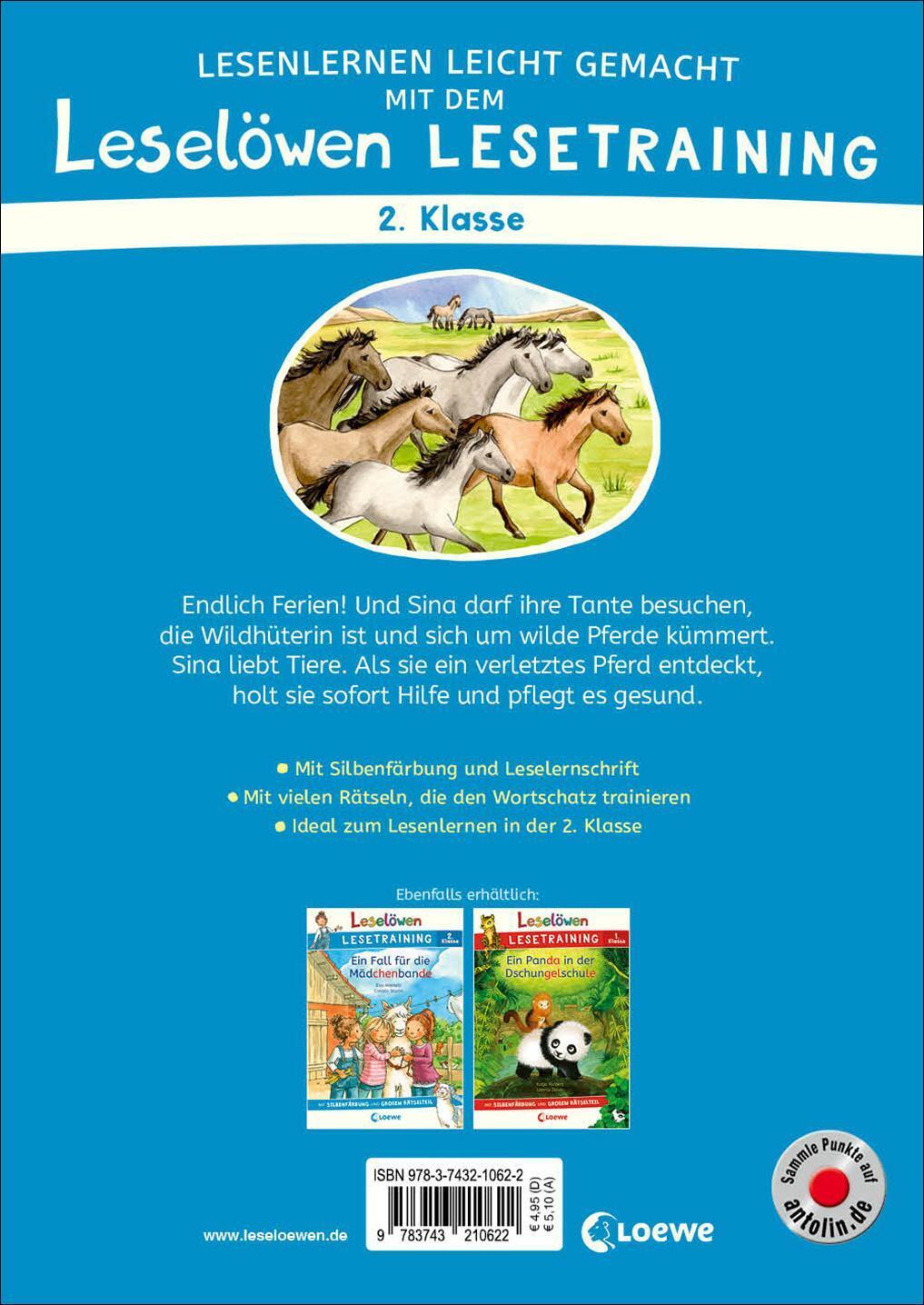 Thumbnail - Leselöwen Lesetraining 2. Klasse - Das Verletzte Wildpferd | Stütze &