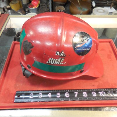 VINTAGE MSA COMFO CAP LOW VEIN MINING HARD HAT HELMET COAL MINER W/LINER