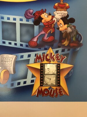 1998 DISNEY “MICKEY THROUGH THE YEARS” LIMITED EDITION PIECE OF