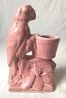 Vintage Nelson McCoy Parrot Planter Vase Pink Pottery NM USA 1930s-40s