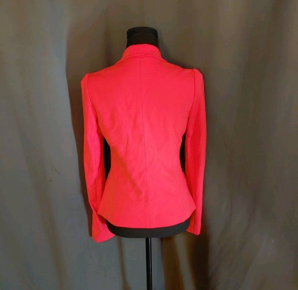 Yoana Baraschi Coral Long Sleeve One Button Blazer Size 2 - Image 3 of 4