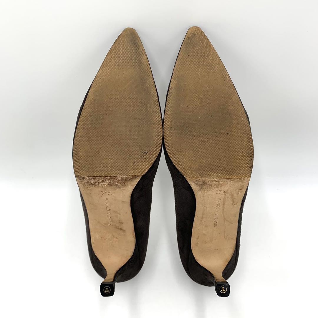 x*h様 【新品未使用】MANOLO BLAHNIK KIETTA CAL070 KIETTA | Black Nappa Leather Pointed Toe Pumps | Manolo Blahnik