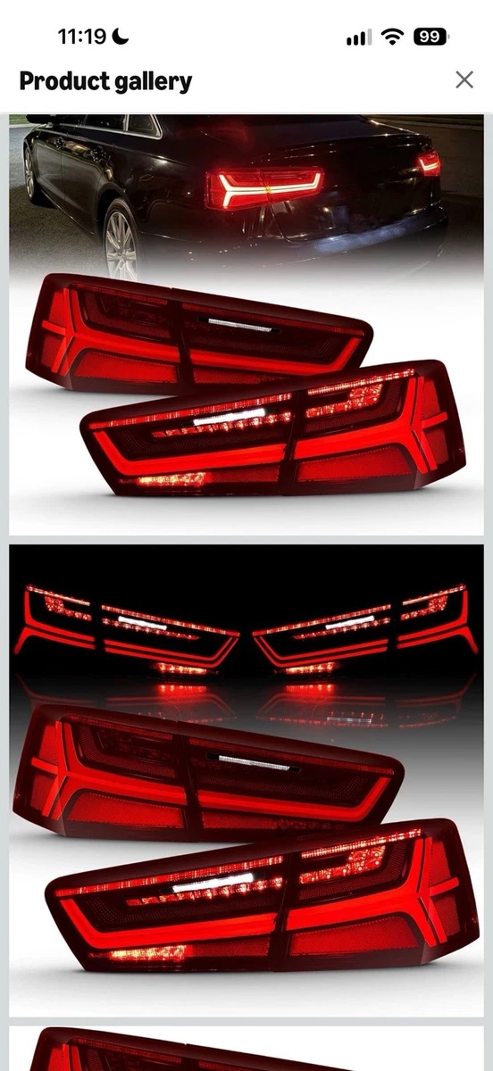 Tail Lights for Audi A6 for sale | eBay