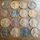**MEGA TONER WHEAT PENNIES**LOT OF 16**Lincoln Wheat Small Cent Lot