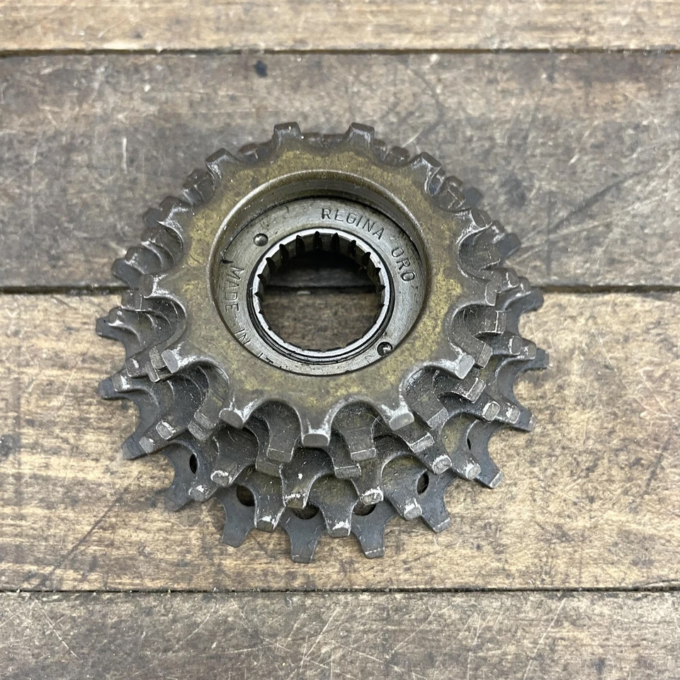 De colección Regina ORO 6 velocidades rueda libre 21t 21-13 inglés hecho en Italia 1983 carretera Foto 2 de 4