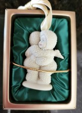 Dept. 56 Snowbabies Miniature Ornament Give Someone A Hug Retired 68905 New