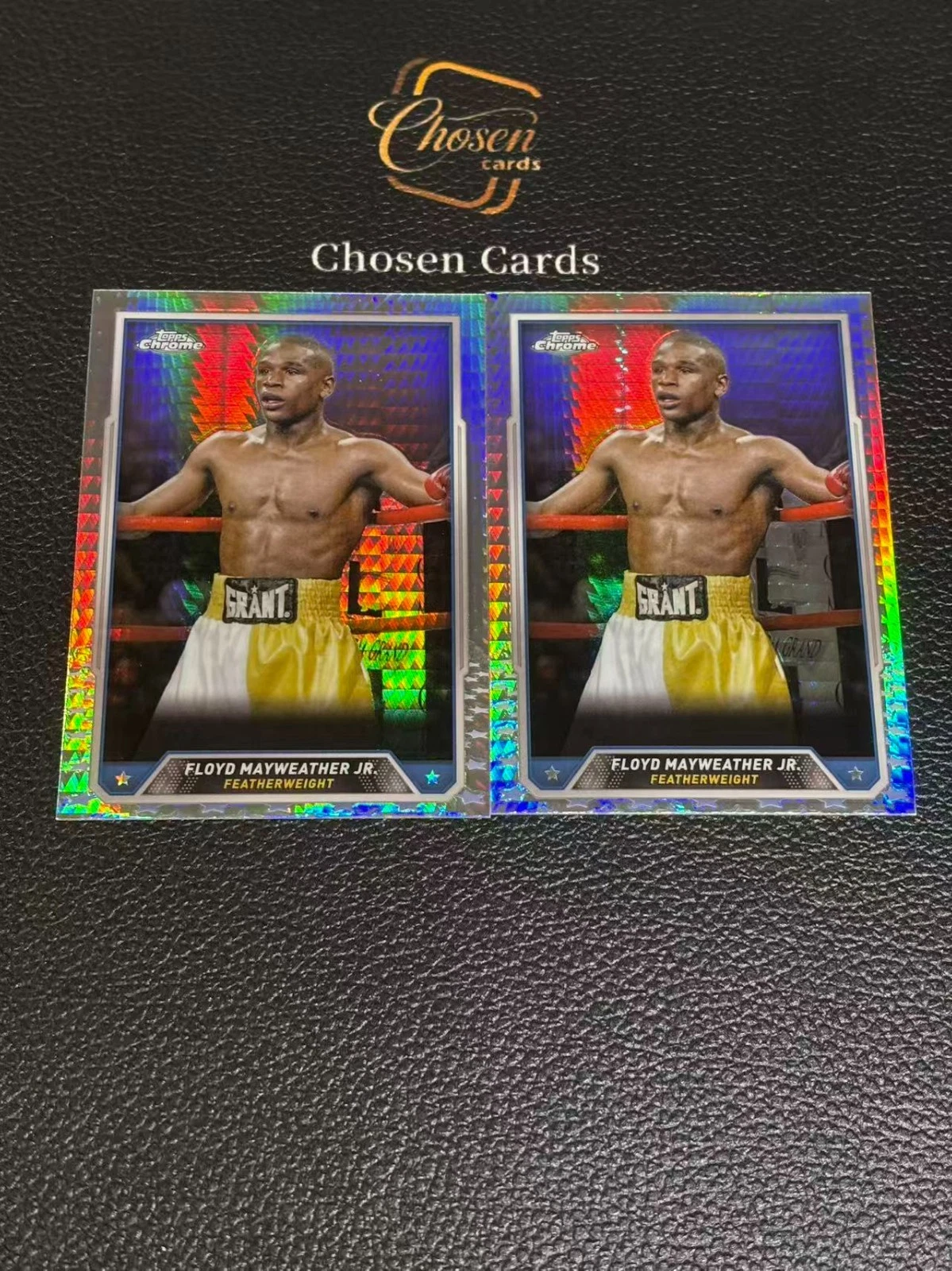 Floyd Mayweather Jr. 2024 Topps Chrome 33 Prism Refractor Price
