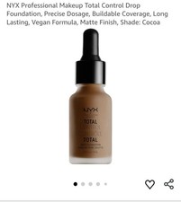 NYX Drop Foundation Total Control Pro Cosmetic Face Makeup | Cocoa 21
