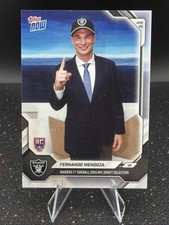 Fernando Mendoza RC 2026 Topps NOW Raiders #1 Overall Pick RC Raiders