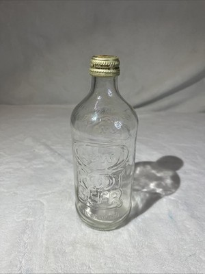 Vintage A& W Root Beer Glass Bottle 1978 Screw Cap Soda Collectible Nostalgic
