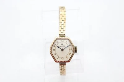 RE-DIAL Rolex 9ct Gold Cocktail Watch Hand Wind SPARES/REPAIRS