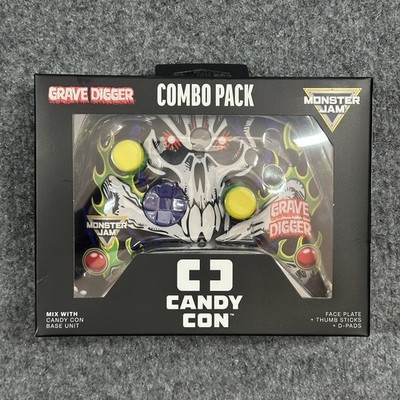 CANDY CON Monster Jam Grave Digger Combo Pack Licensed Controller Kit -PC/Switch