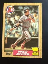1987 Topps - Wally Joyner #80 All-Star Rookie Card. rookie card picture