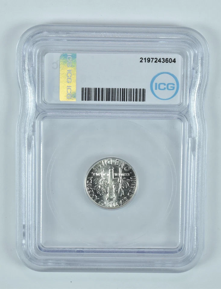 1959 Roosevelt Dime MS66 FB ICG *2012 - Image 2 of 4