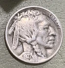 1927s Buffalo nickel, nice original VF condition full date, 3/4 horn detail