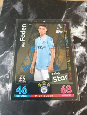Topps MATCH ATTAX 2018/19 - Phil FODEN - Manchester City #368 2nd