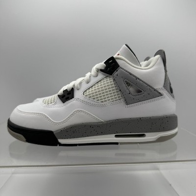 Brand New 2016 Air Jordan 4 IV Retro OG BG 836016-192 White Cement Size 4.5Y