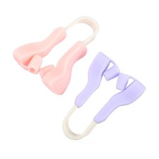 2Pcs Durable Silicone Nose Shaper Clips for Home Use Assorted Colors