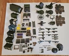 VINTAGE 1950s MARX ARMY PLAYSET LOT Tents Weapons Blue Air Force Training Center