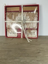 Rae Dunn Sushi Ginger Wasabi Chopsticks Plate Dip Bowls Service White Set