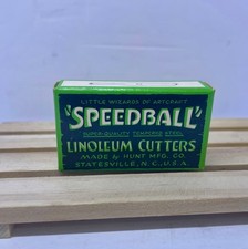 Vintage New Steel Speedball Linoleum Cutters