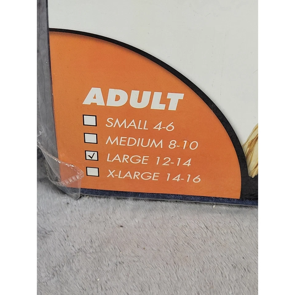 Spirit Halloween Adult Denim Overall Dress Costume Scarecrow Large Size 12 14 - Image 3 of 4