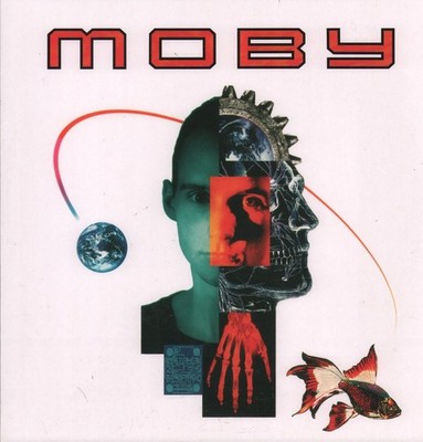 Moby Self-Titled LP vinyl Europe Little Idiot 2025 Limited white & blue marble