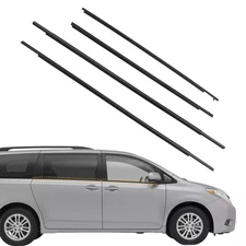 Outside Window Moulding Weatherstrip Trim Seal Belt Fits 2011-2020 Toyota Sienna