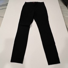 Guess Los Angeles Womens Black Stretch Knit Pull On Dress Pants W61N0 Size M