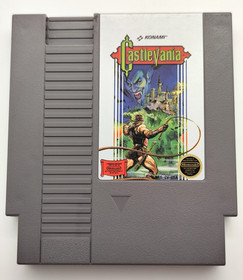Castlevania (Nintendo NES, 1987) *5 viti Hangtab Circle* COMPLETO CIB autentico