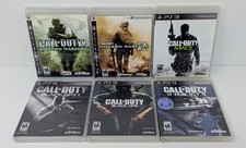 Call of Duty 6 Game PlayStation 3 PS3 Lot - Modern Warfare, Black Ops, & More!