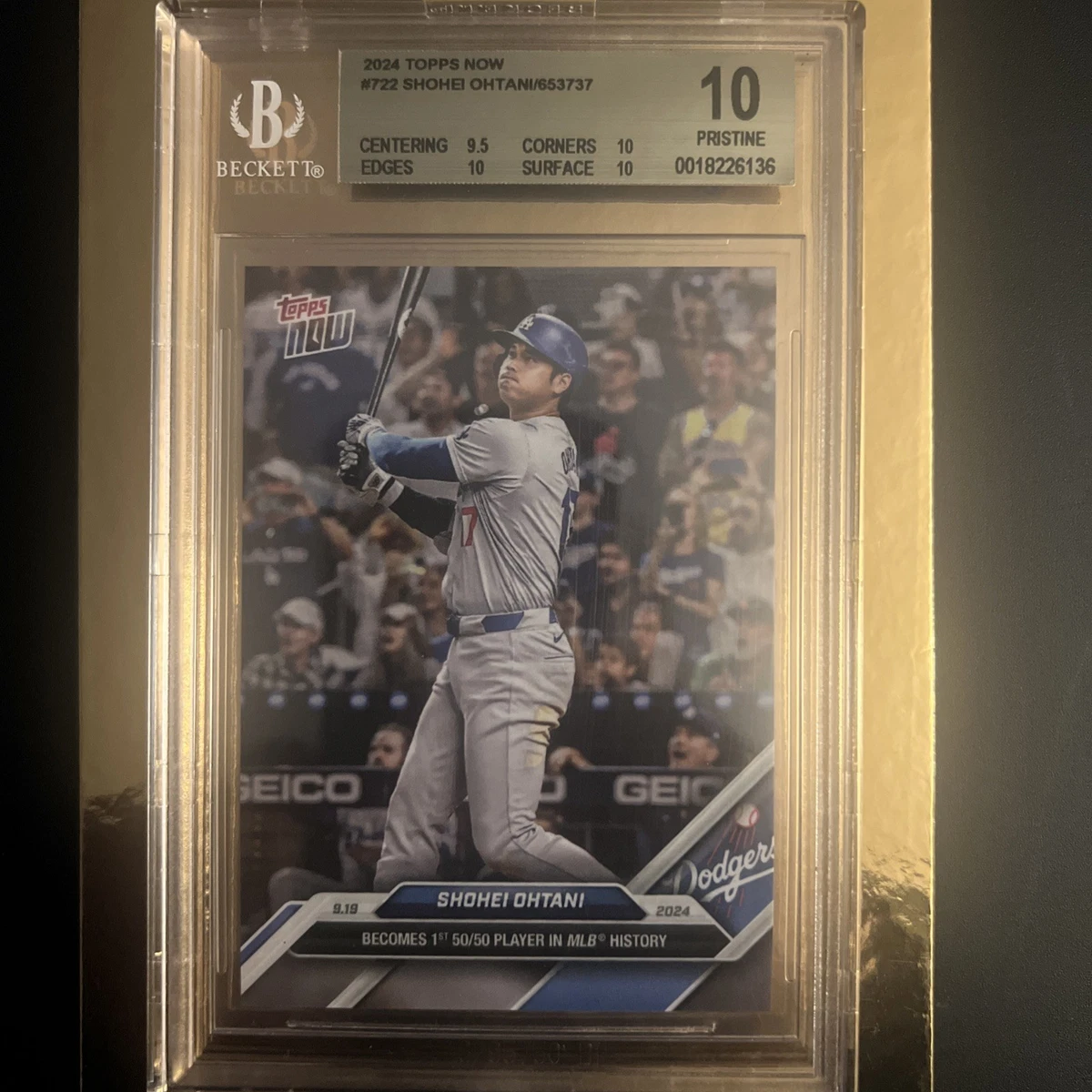 Shohei Ohtani Beckett Grading Services (BGS) Baseball Sports