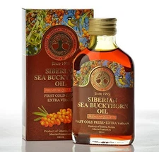 Siberian Sea Buckthorn Oil 100 Ml, Premium Quality, Natural, First Cold Press - 